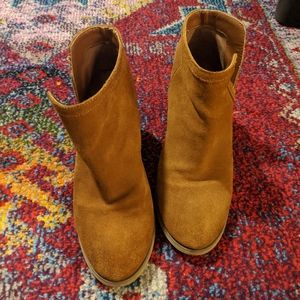 Urban outfitters suede booties